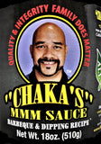 CHAKA'S BBQ (Barbecue) Sauce. (3) 18oz